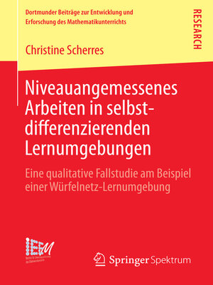 cover image of Niveauangemessenes Arbeiten in selbstdifferenzierenden Lernumgebungen